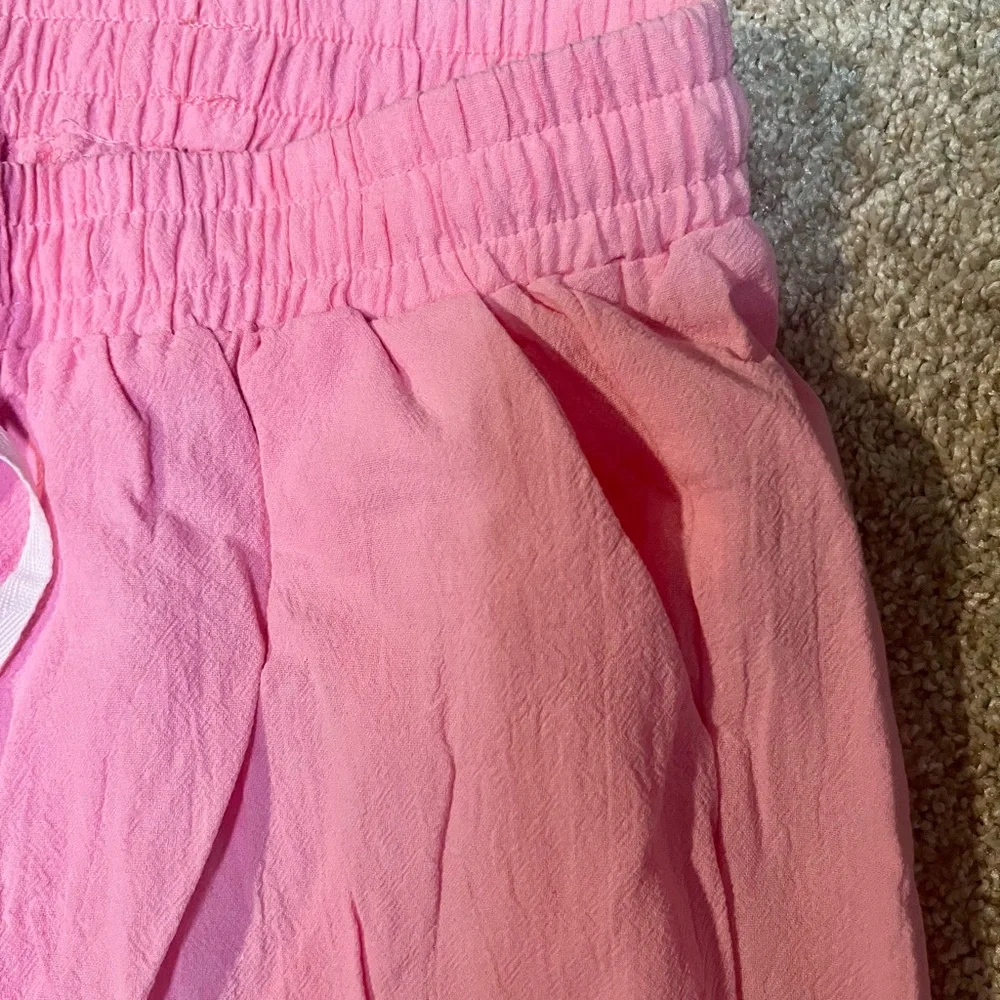 Pink Drawstring Shorts - Picture 3 of 5